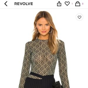 Mesh Long Sleeve Top